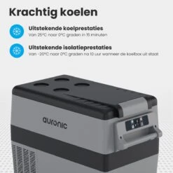 Auronic Elektrische Koelbox - 40.5L - Compressor - 12V En 240V - Grijs 18 Auronic Elektrische Koelbox - 40.5L - Compressor - 12V En 240V - Grijs -Buiten Kamperen 1200x1200 1769