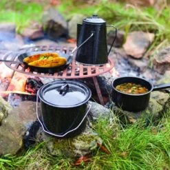 ESSCHERT DESIGN Pannenset Kampvuur - 4 Delig - Outdoor - Metaal 25 ESSCHERT DESIGN Pannenset Kampvuur - 4 Delig - Outdoor - Metaal -Buiten Kamperen 1200x1200 1848