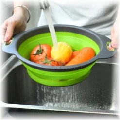 Merkloos Inklapbare Vergiet - Opvouwbaar - Groot - Blauw - Siliconen 11 Merkloos Inklapbare Vergiet - Opvouwbaar - Groot - Blauw - Siliconen -Buiten Kamperen 1200x1200 1889