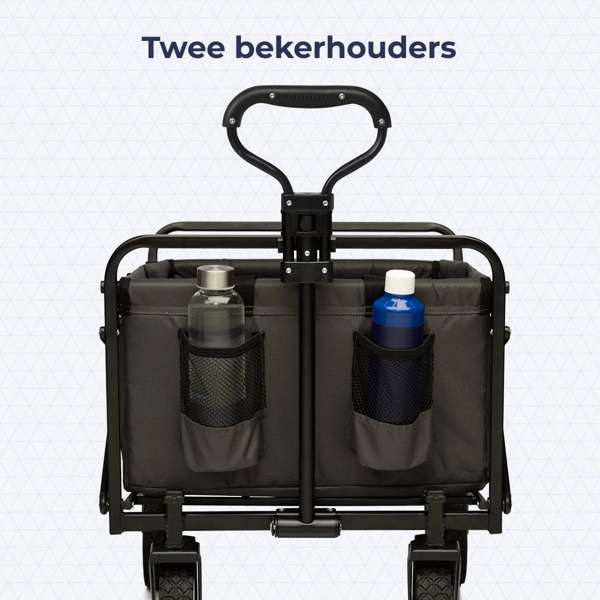 LifeGoods Bolderkar - Opvouwbaar - Draaibare Wielen - 2 Standen - 70KG Draagkracht - Grijs 7 LifeGoods Bolderkar - Opvouwbaar - Draaibare Wielen - 2 Standen - 70KG Draagkracht - Grijs - Afbeelding 7