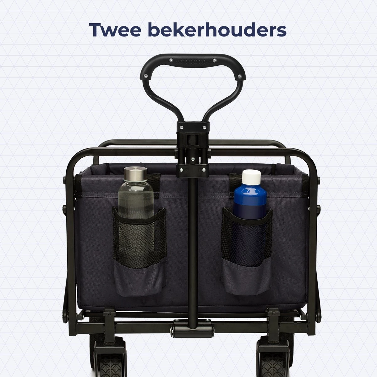 LifeGoods Bolderkar - Opvouwbaar - Draaibare Wielen - 2 Standen - 70KG Draagkracht - Zwart 8 LifeGoods Bolderkar - Opvouwbaar - Draaibare Wielen - 2 Standen - 70KG Draagkracht - Zwart - Afbeelding 8