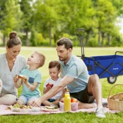 LifeGoods Bolderkar - Opvouwbaar - Draaibare Wielen - 2 Standen - 70KG Draagkracht - Blauw 14 LifeGoods Bolderkar - Opvouwbaar - Draaibare Wielen - 2 Standen - 70KG Draagkracht - Blauw -Buiten Kamperen 1200x1200 2020