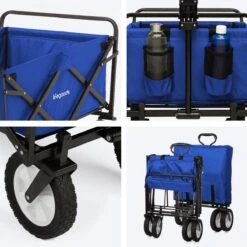 LifeGoods Bolderkar - Opvouwbaar - Draaibare Wielen - 2 Standen - 70KG Draagkracht - Blauw 16 LifeGoods Bolderkar - Opvouwbaar - Draaibare Wielen - 2 Standen - 70KG Draagkracht - Blauw -Buiten Kamperen 1200x1200 2022