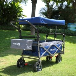 AREBOS Premium Steekwagen Met Dak Opvouwbare Tuinkar Handkar Bolderkar Blauw / Grijs 16 AREBOS Premium Steekwagen Met Dak Opvouwbare Tuinkar Handkar Bolderkar Blauw / Grijs -Buiten Kamperen 1200x1200 2086