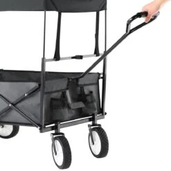 Monzana Bolderkar Opvouwbaar - 100 Liter - Met Afneembaar Dak Grijs -Buiten Kamperen 1200x1200 2097