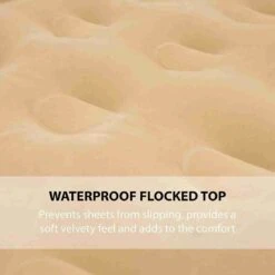 Merkloos Avenli 88030 Hoog Verhoogd Gevlokt Luchtbed | Queensize | Ingebouwde Pompen | Snelle En Gemakkelijke Inflatie -Buiten Kamperen 1200x1200 246