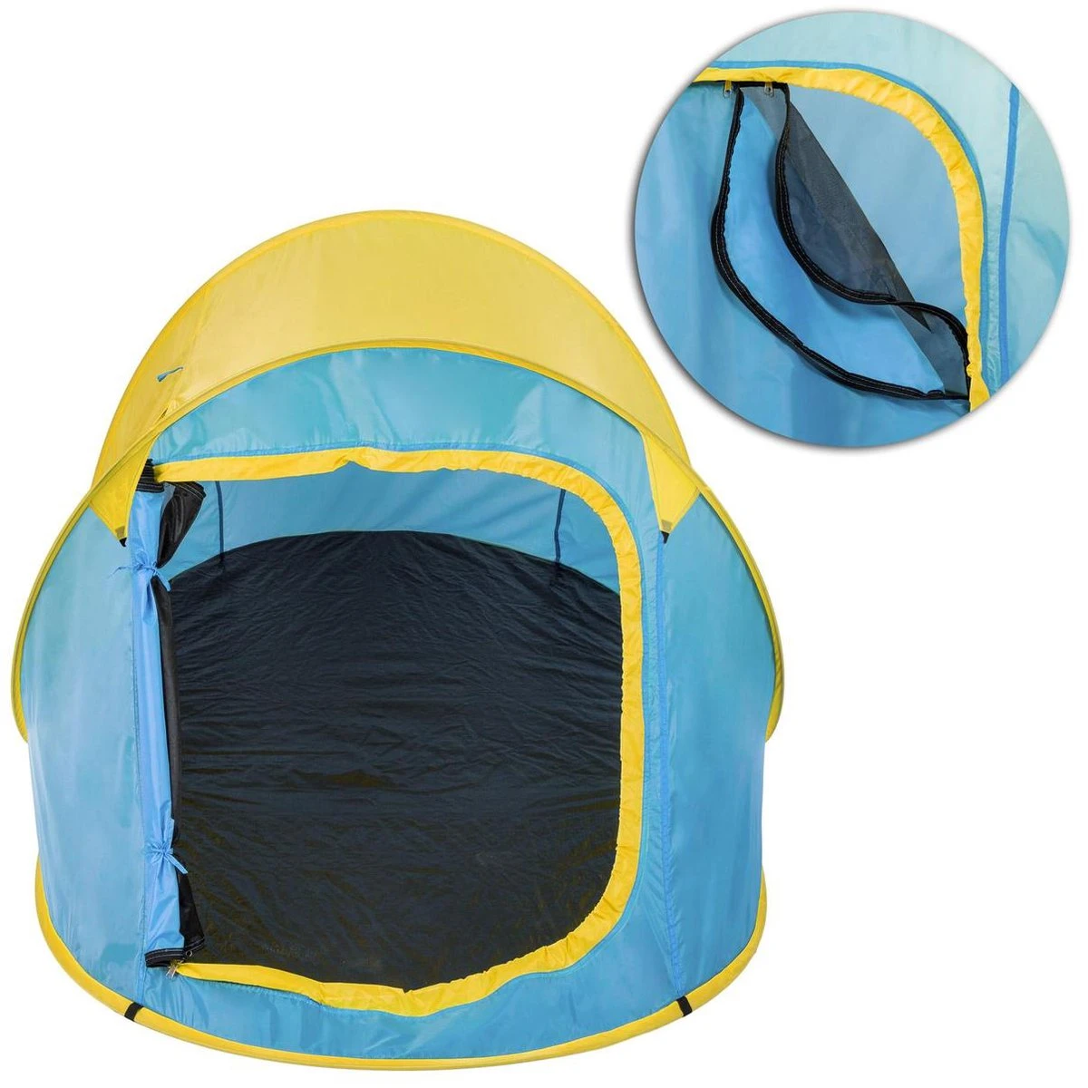 Pop Up Tent Waterkolom 1500 Mm/Cm² - Blauw - 2 Persoons 4 Pop Up Tent Waterkolom 1500 Mm/Cm² - Blauw - 2 Persoons - Afbeelding 4