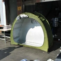 Merkloos Fietstent, Beschermhoes Fietsenschuur, Tent Voor Camping In De Open Lucht-groen 200*80*165CM -Buiten Kamperen 1200x1200 28