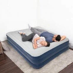 LifeGoods Luchtbed - 2 Persoons - Met Ingebouwde Pomp - Incl. Draagtas En Reparatiekit -Buiten Kamperen 1200x1200 308