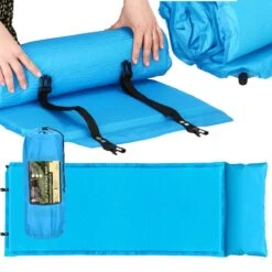 Springos Slaapmat | Zelfopblazend | 186 Cm | Inclusief Hoes & Hoofdkussen | Lichtblauw 26 Springos Slaapmat | Zelfopblazend | 186 Cm | Inclusief Hoes & Hoofdkussen | Lichtblauw -Buiten Kamperen 1200x1200 365