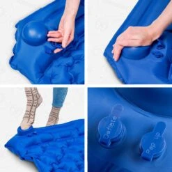 TRVLMORE Slaapmat - Zelfopblazend - 1 Persoons - Ingebouwde Pomp En Kussen - Blauw 13 TRVLMORE Slaapmat - Zelfopblazend - 1 Persoons - Ingebouwde Pomp En Kussen - Blauw -Buiten Kamperen 1200x1200 405