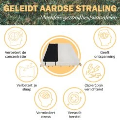 Earthle Earthing Slaapmat - Aardingsmat - Aarden - Earthing Mat - Aarding - Grounding Mat -Buiten Kamperen 1200x1200 435