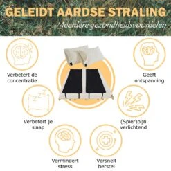 Earthle Volledige Earthing Tweepersoons Aardingsset - 2x Slaapmat + 2x Kussensloop - Aardingsmat - Aarden - Earthing Mat - Aarding - Grounding Mat - Kussensloop - Aardingskussensloop - Combo Deal -Buiten Kamperen 1200x1200 451
