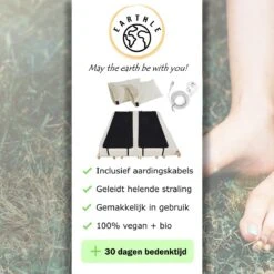 Earthle Volledige Earthing Tweepersoons Aardingsset - 2x Slaapmat + 2x Kussensloop - Aardingsmat - Aarden - Earthing Mat - Aarding - Grounding Mat - Kussensloop - Aardingskussensloop - Combo Deal -Buiten Kamperen 1200x1200 454