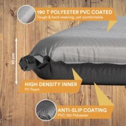 Skandika Easy Single Zelfopblaasbaar Slaapmat – Slaapmat – Slaapmat Zelfopblazend – Logeerbed – Polyester, PVC - Premium Zelfopblazend Luchtbed, Antislip-materiaal, Ideaal Voor Camping – Outdoor, Camping – Kamperen – 196 X 60 X 10 Cm – 3.2kg - Grijs 17 Skandika Easy Single Zelfopblaasbaar Slaapmat – Slaapmat – Slaapmat Zelfopblazend – Logeerbed – Polyester, PVC - Premium Zelfopblazend Luchtbed, Antislip-materiaal, Ideaal Voor Camping – Outdoor, Camping – Kamperen – 196 X 60 X 10 Cm – 3.2kg - Grijs -Buiten Kamperen 1200x1200 460