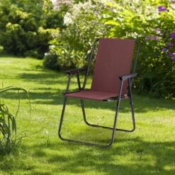 Relaxdays Campingstoel Inklapbaar Set Van 2 - Klapstoel 100 Kg - Visstoel Met Armleuningen - Grijs -Buiten Kamperen 1200x1200 480