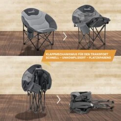 Skandika Moonchair Sirkka – Campingstoelen – Klapstoel – Vouwstoel – Kampeerstoel - Grote, Comfortabele, Campingstoel Opvouwbaar, Gepolsterd, Koelvak, Drinkhouder, Draaggreep En Draagtas, Antislipvoetjes - Max. 150 Kg – Zwart/grijs 11 Skandika Moonchair Sirkka – Campingstoelen – Klapstoel – Vouwstoel – Kampeerstoel - Grote, Comfortabele, Campingstoel Opvouwbaar, Gepolsterd, Koelvak, Drinkhouder, Draaggreep En Draagtas, Antislipvoetjes - Max. 150 Kg – Zwart/grijs -Buiten Kamperen 1200x1200 517
