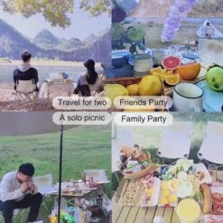 Buxibo - Lichtgewicht Vouwbare Campingtafel - Inklapbaar - Vis/Tuin/Picknick Tafel - Kamperen - Met Opberghoes - Aluminium - Grijs 13 Buxibo - Lichtgewicht Vouwbare Campingtafel - Inklapbaar - Vis/Tuin/Picknick Tafel - Kamperen - Met Opberghoes - Aluminium - Grijs -Buiten Kamperen 1200x1200 528