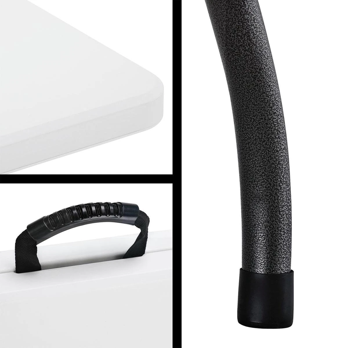 Casaria Tuintafel Opvouwbaar – Met Draaggreep 220x70 Cm – Wit 9 Casaria Tuintafel Opvouwbaar – Met Draaggreep 220x70 Cm – Wit - Afbeelding 9