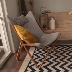 Bo-Camp - Urban Outdoor - Relaxstoel - Bloomsbury - L - Oxford Polyester - Grijs -Buiten Kamperen 1200x1200 555