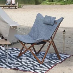 Bo-Camp - Urban Outdoor - Relaxstoel - Bloomsbury - L - Oxford Polyester - Grijs -Buiten Kamperen 1200x1200 557