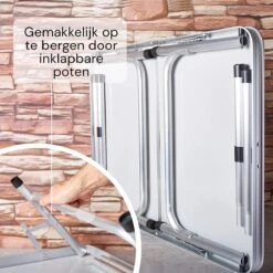 Liivo Aluminium Inklapbare Tafel - Campeertafel 75x55x60cm -Buiten Kamperen 1200x1200 569