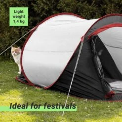 JEMIDI Tweepersoons Pop-up Tent - Opgooitent, Werptent Voor 2 Personen - Ideaal Als Festivaltent Of Kampeertent - Verschillende Kleuren -Buiten Kamperen 1200x1200 62