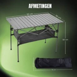 Campingtafel Inklapbaar En Opvouwbaar - Kampeertafel - Lichtgewicht Hittebestendig -Buiten Kamperen 1200x1200 648