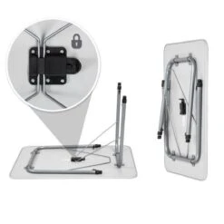 TecTake - Campingtafel - Inklapbaar, Afmetingen 80 X 60 X 68 Cm - 402173 -Buiten Kamperen 1200x1200 654