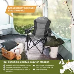 Skandika Relax Comfort Campingstoel - Campingstoel Opvouwbaar - Comfortabele Klapstoel Met Drinkhouder En Koelvak, Tot Max. 160 Kg, Opvouwbaar, Lichtgewicht | Vouwstoel Voor Kamperen, Camping, Festival, Vissen – Grijs 12 Skandika Relax Comfort Campingstoel - Campingstoel Opvouwbaar - Comfortabele Klapstoel Met Drinkhouder En Koelvak, Tot Max. 160 Kg, Opvouwbaar, Lichtgewicht | Vouwstoel Voor Kamperen, Camping, Festival, Vissen – Grijs -Buiten Kamperen 1200x1200 682