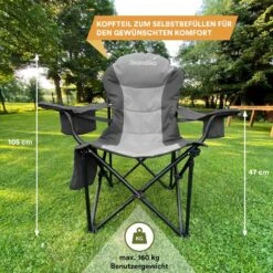 Skandika Relax Comfort Campingstoel - Campingstoel Opvouwbaar - Comfortabele Klapstoel Met Drinkhouder En Koelvak, Tot Max. 160 Kg, Opvouwbaar, Lichtgewicht | Vouwstoel Voor Kamperen, Camping, Festival, Vissen – Grijs 14 Skandika Relax Comfort Campingstoel - Campingstoel Opvouwbaar - Comfortabele Klapstoel Met Drinkhouder En Koelvak, Tot Max. 160 Kg, Opvouwbaar, Lichtgewicht | Vouwstoel Voor Kamperen, Camping, Festival, Vissen – Grijs -Buiten Kamperen 1200x1200 684