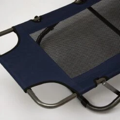 Ligstoel 155x60cm - Opvouwbaar Campingstoel Ligbed Strandstoel Tuinstoel Vouwligstoel Blauw -Buiten Kamperen 1200x1200 723