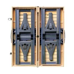 Merkloos Deuba Picknicktafel Campingtafel - Opvouwbaar Voor 4 Personen - Hout En Aluminium -Buiten Kamperen 1200x1200 793