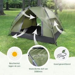 Sens Design Pop Up Tent - Tent - 2-3 Personen -Buiten Kamperen 1200x1200 84
