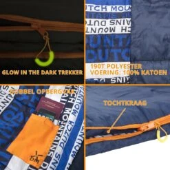 Dutch Mountains Slaapzak Goeree XL - Extra Groot 220x90cm - Katoenen Binnenkant - Aanritsbaar - Tochtstrip En Compressiehoes 10 Dutch Mountains Slaapzak Goeree XL - Extra Groot 220x90cm - Katoenen Binnenkant - Aanritsbaar - Tochtstrip En Compressiehoes -Buiten Kamperen 1200x1200 929