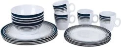 Bo-Camp - Servies - Classic - 16-Delig - Wit/Navy 22 Bo-Camp - Servies - Classic - 16-Delig - Wit/Navy -Buiten Kamperen 1200x466 2