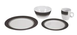 Bo-Camp - Servies - Classic - 16-Delig - Wit/Grijs -Buiten Kamperen 1200x548 3