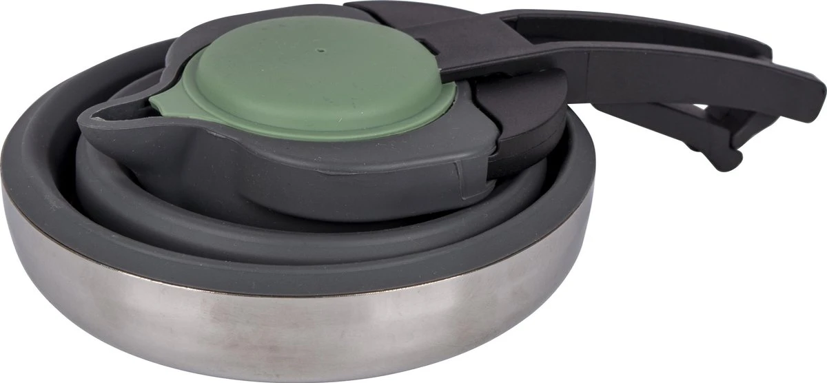 Bo-Camp Theeketel - Opvouwbaar - 1.2 Liter - Siliconen/rvs 6 Bo-Camp Theeketel - Opvouwbaar - 1.2 Liter - Siliconen/rvs - Afbeelding 6