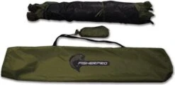FisherPro WildLand Tent –comfortabele Vistent – Handige Strandtent – Compacte Festival Tent - Uitbreid Mogelijkheden Met Stormcover - Geschikt Voor 2 Personen -Buiten Kamperen 1200x582