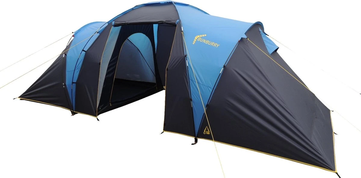 Best Camp Bunburry Tunneltent - Blauw - 6 Persoons 1 Best Camp Bunburry Tunneltent - Blauw - 6 Persoons