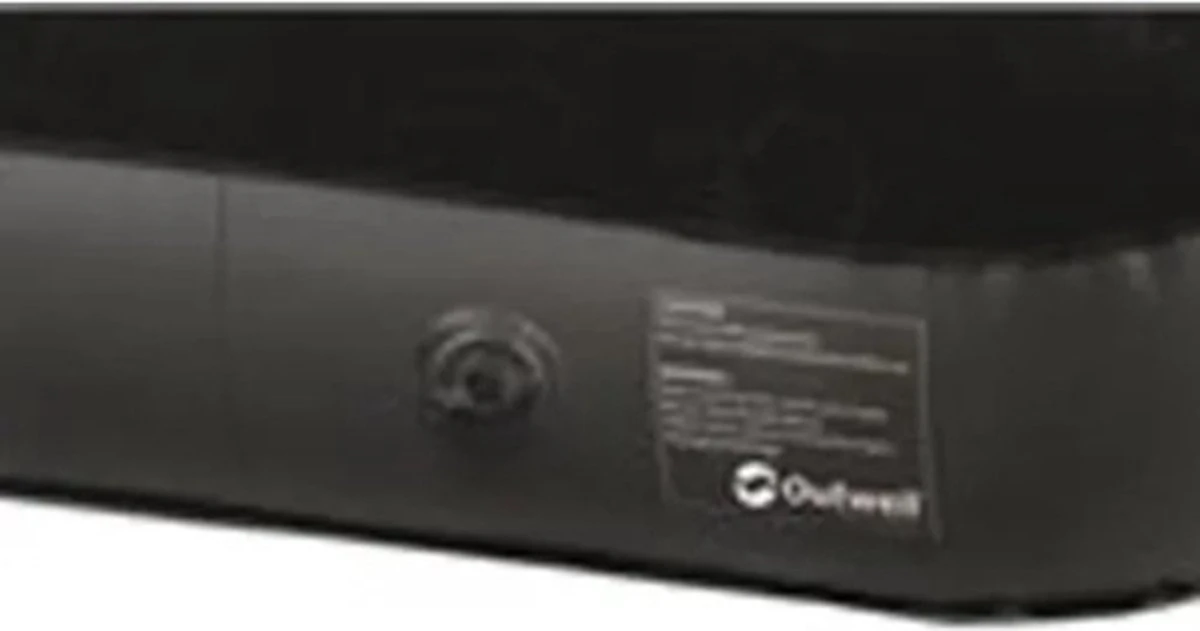 Outwell Luchtbed Flock Classic Tweepersoons Zwart 2 Outwell Luchtbed Flock Classic Tweepersoons Zwart - Afbeelding 2