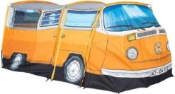 Merkloos Volkswagen Bus Tent - Oranje - 4 Persoons -Buiten Kamperen 1200x644