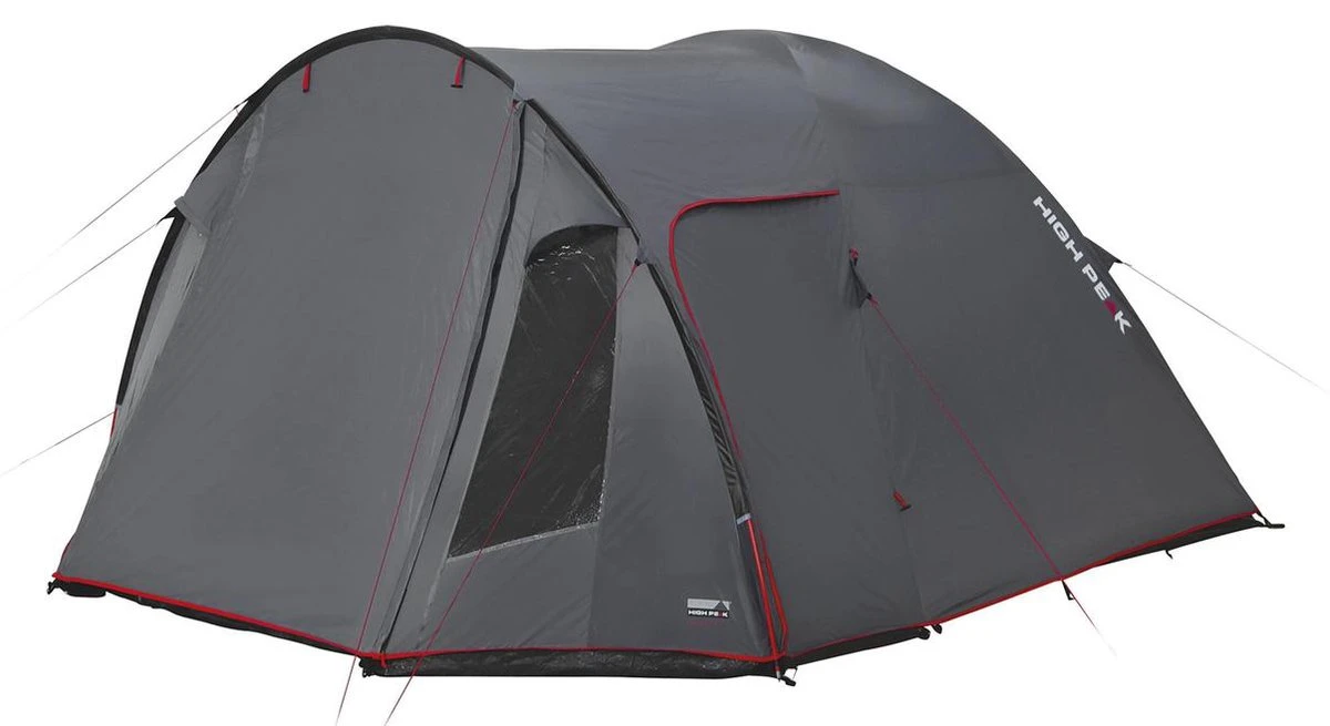High Peak Tessin 4 Koepeltent - 4-Persoons - Grijs 2 High Peak Tessin 4 Koepeltent - 4-Persoons - Grijs - Afbeelding 2