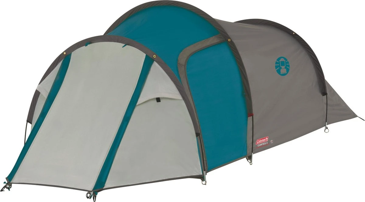 Coleman Cortes 2 Tunneltent - 2-Persoons - Blauw/Wit 1 Coleman Cortes 2 Tunneltent - 2-Persoons - Blauw/Wit