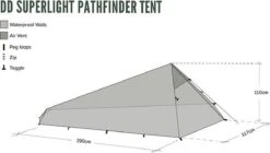 Dd Superlight Pathfinder Tent - Groen - 2 Persoons -Buiten Kamperen 1200x682 2