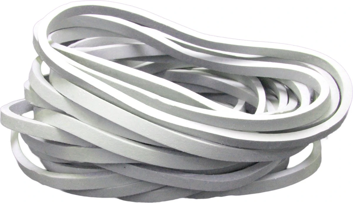 100 Stuks - Tent Elastiek –grijs - Diameter 90mm - Breedte 5x3mm 1 100 Stuks - Tent Elastiek –grijs - Diameter 90mm - Breedte 5x3mm