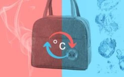 Koeltas - Lunchtas - Volwassenen En Kinderen - Compact & Handig: Zomer - Picknick -School - Lunch - Werk - Klassiek Grijs -Buiten Kamperen 1200x747 3