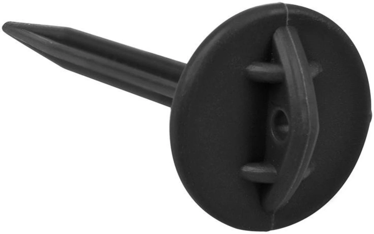 PROPLUS Pro Plus Grondzeilpen - Kunststof - Ø 7.5 X 90 Mm - Zwart - 10 Stuks 4 PROPLUS Pro Plus Grondzeilpen - Kunststof - Ø 7.5 X 90 Mm - Zwart - 10 Stuks - Afbeelding 4