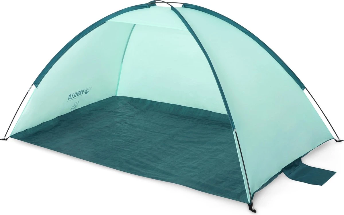 Bestway Strandtent - Pavillo - 2-Persoons - UV80 Zonbescherming - Incl. Tentharingen - Zandzakken Voor Stabiliteit - 200 X 120 X 95 CM 2 Bestway Strandtent - Pavillo - 2-Persoons - UV80 Zonbescherming - Incl. Tentharingen - Zandzakken Voor Stabiliteit - 200 X 120 X 95 CM - Afbeelding 2