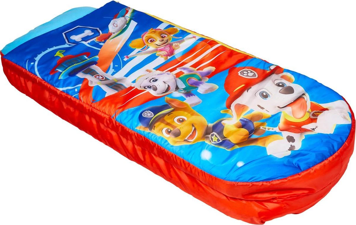 Paw Patrol Junior ReadyBed-2 In 1 Kids Sleeping Inflatable Air Bed In A Bag With A Pump, Polyester, Single 8 Paw Patrol Junior ReadyBed-2 In 1 Kids Sleeping Inflatable Air Bed In A Bag With A Pump, Polyester, Single - Afbeelding 8